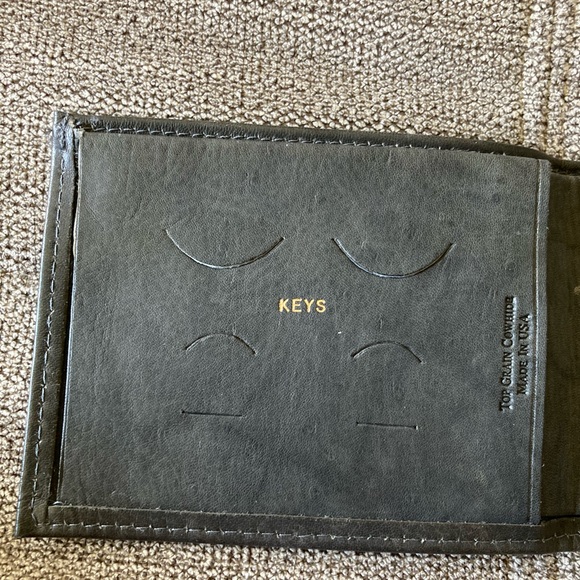 Stetson | Gray leather bifold wallet. - Picture 4 of 7